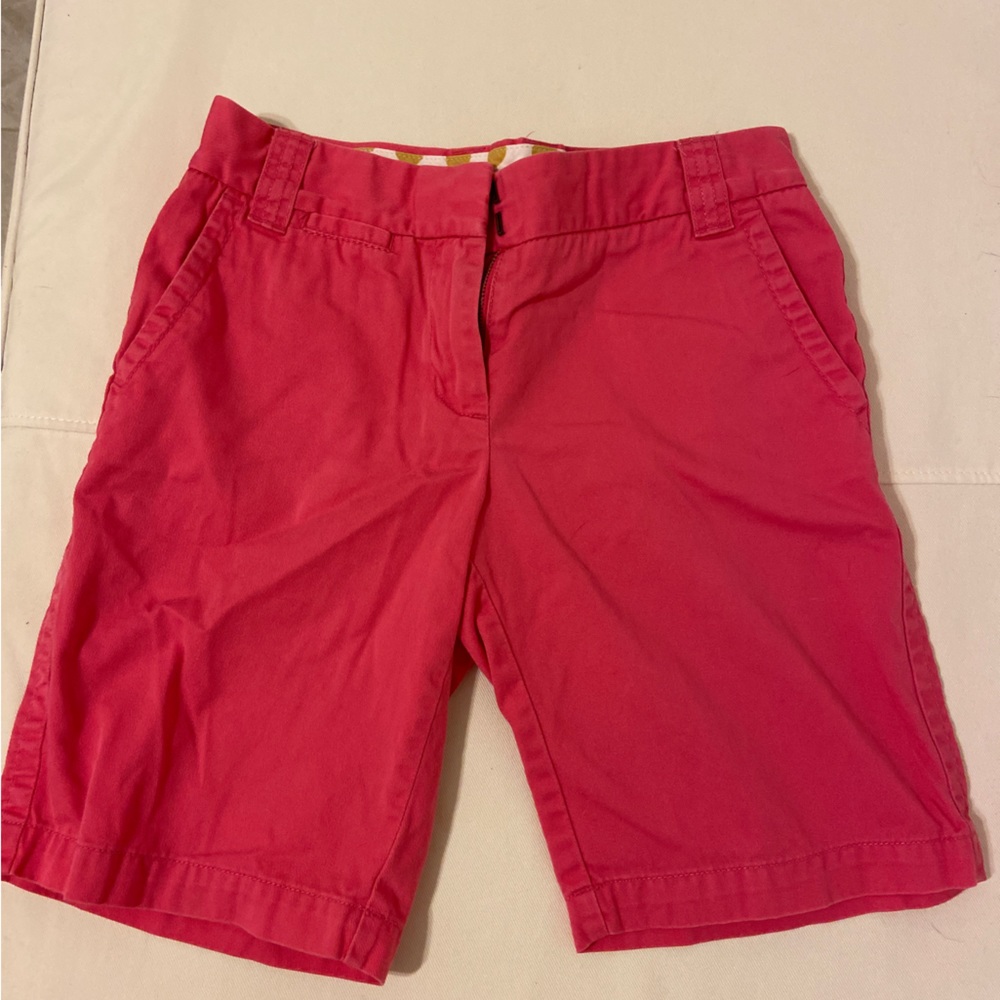 Jcrew Long Pink Chino Short